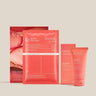 Faithful Chemistry Collagen Mask Duo: Bio-Collagen Deep Restore Mask pouch and box with Collagen Overnight Wrapping Mask tube and box
